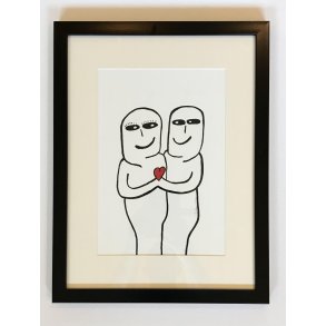 Original blktegning 32 Rammeml 30x40 cm.